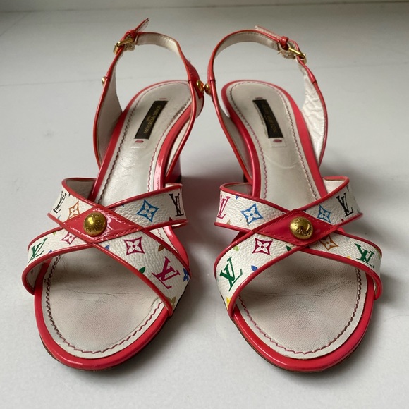 Louis Vuitton pink Multicolor Monogram shoes - Picture 2 of 15
